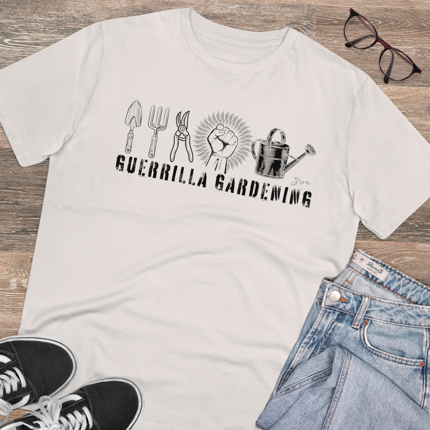 Guerrilla Gardening Organic T-shirt - Unisex