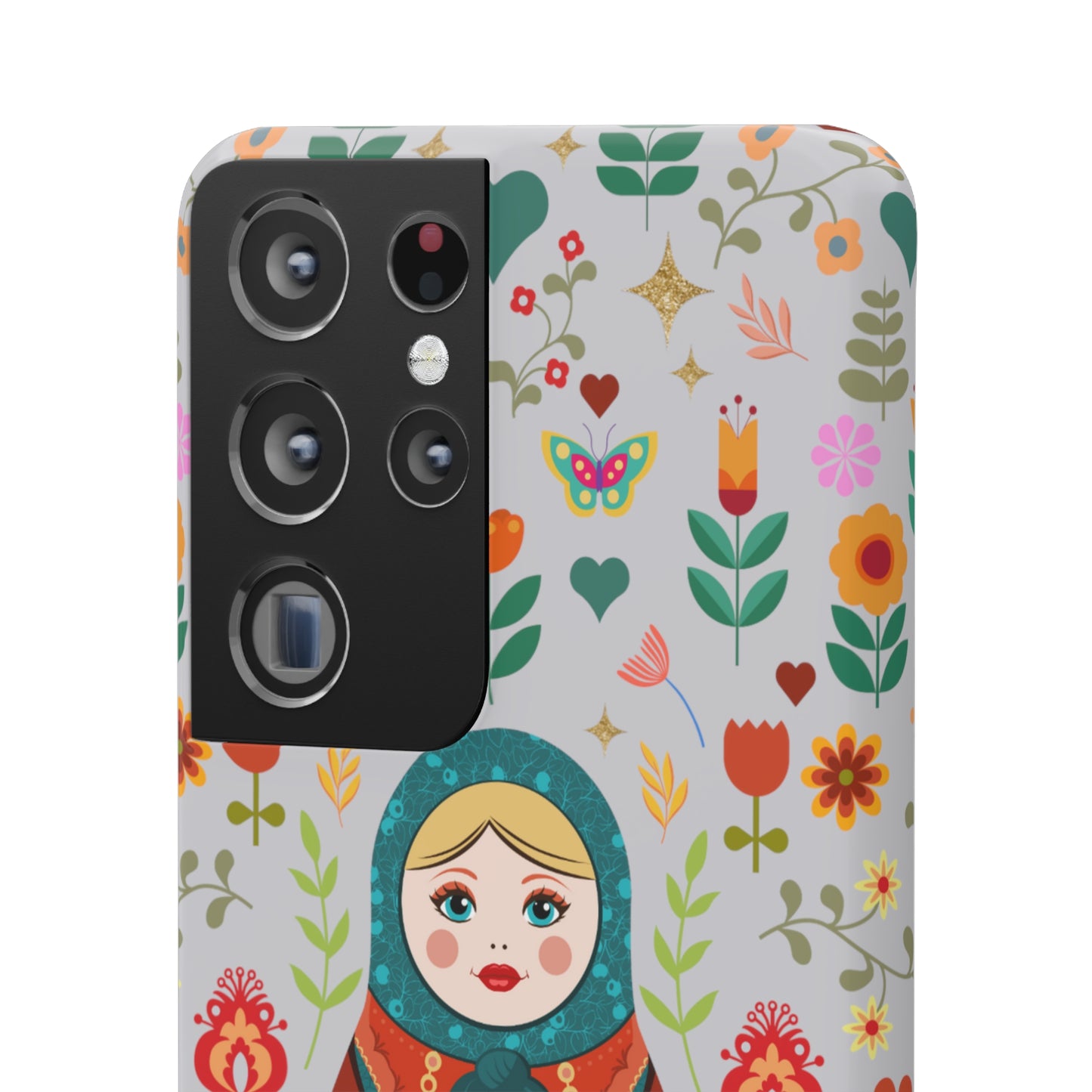 Nesting Doll Snap Cases - Light Grey