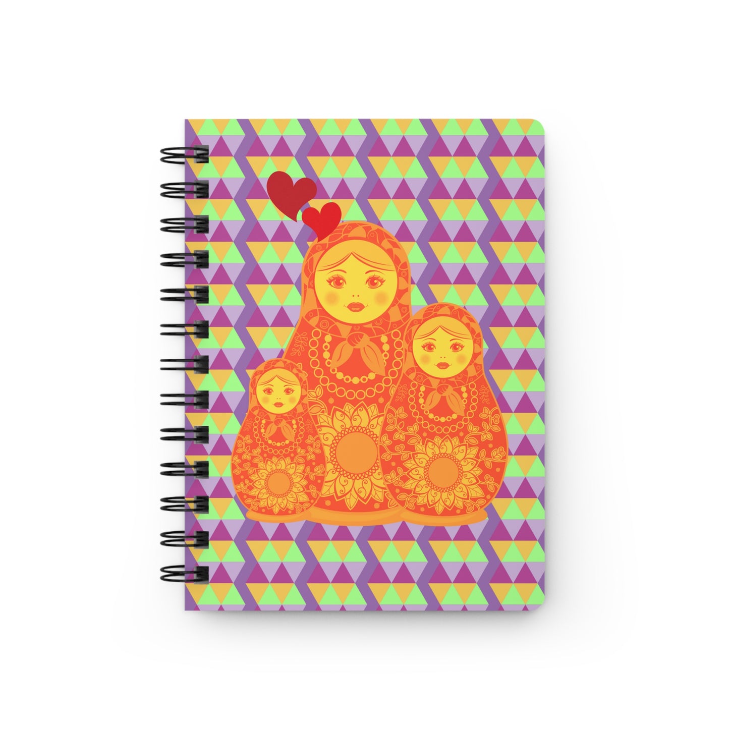 Nesting Dolls Spiral Bound Journal