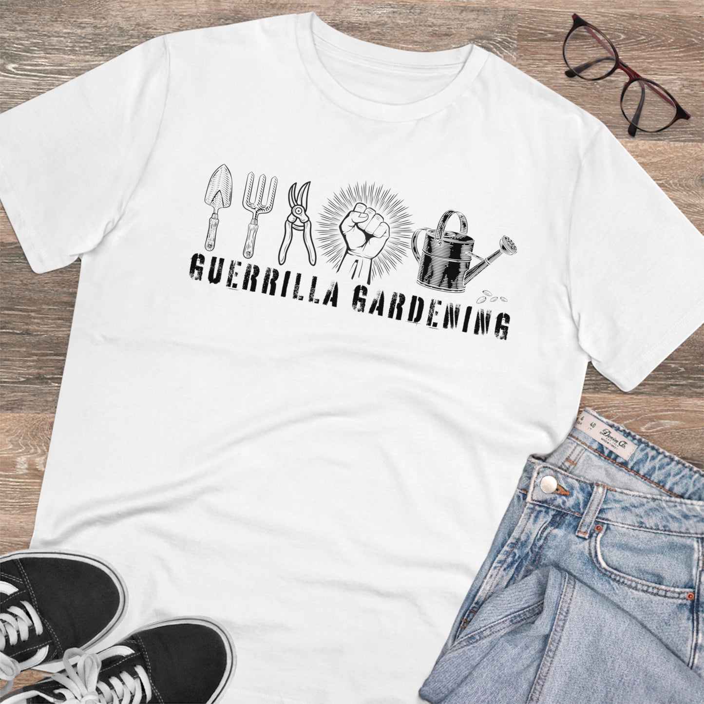 Guerrilla Gardening Organic T-shirt - Unisex