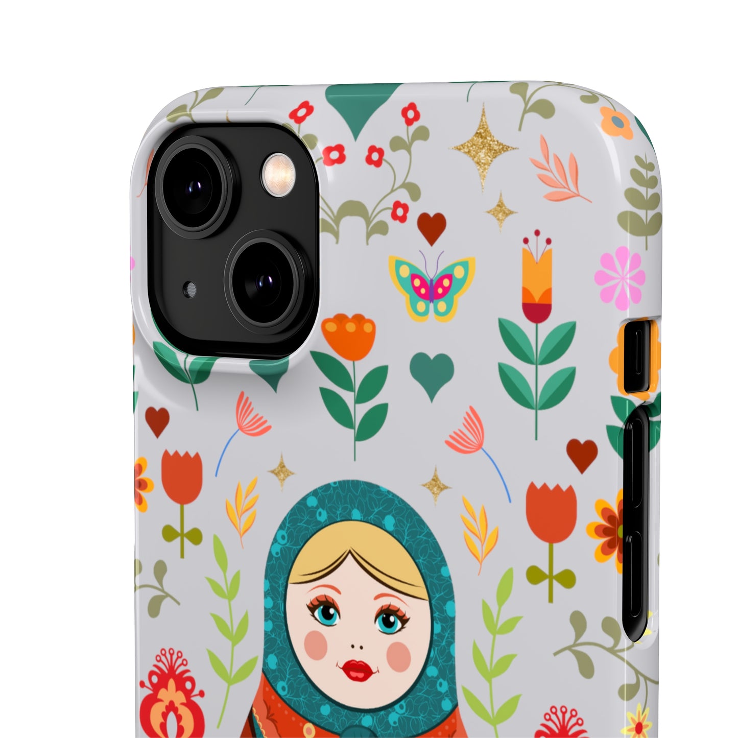 Nesting Doll Snap Cases - Light Grey