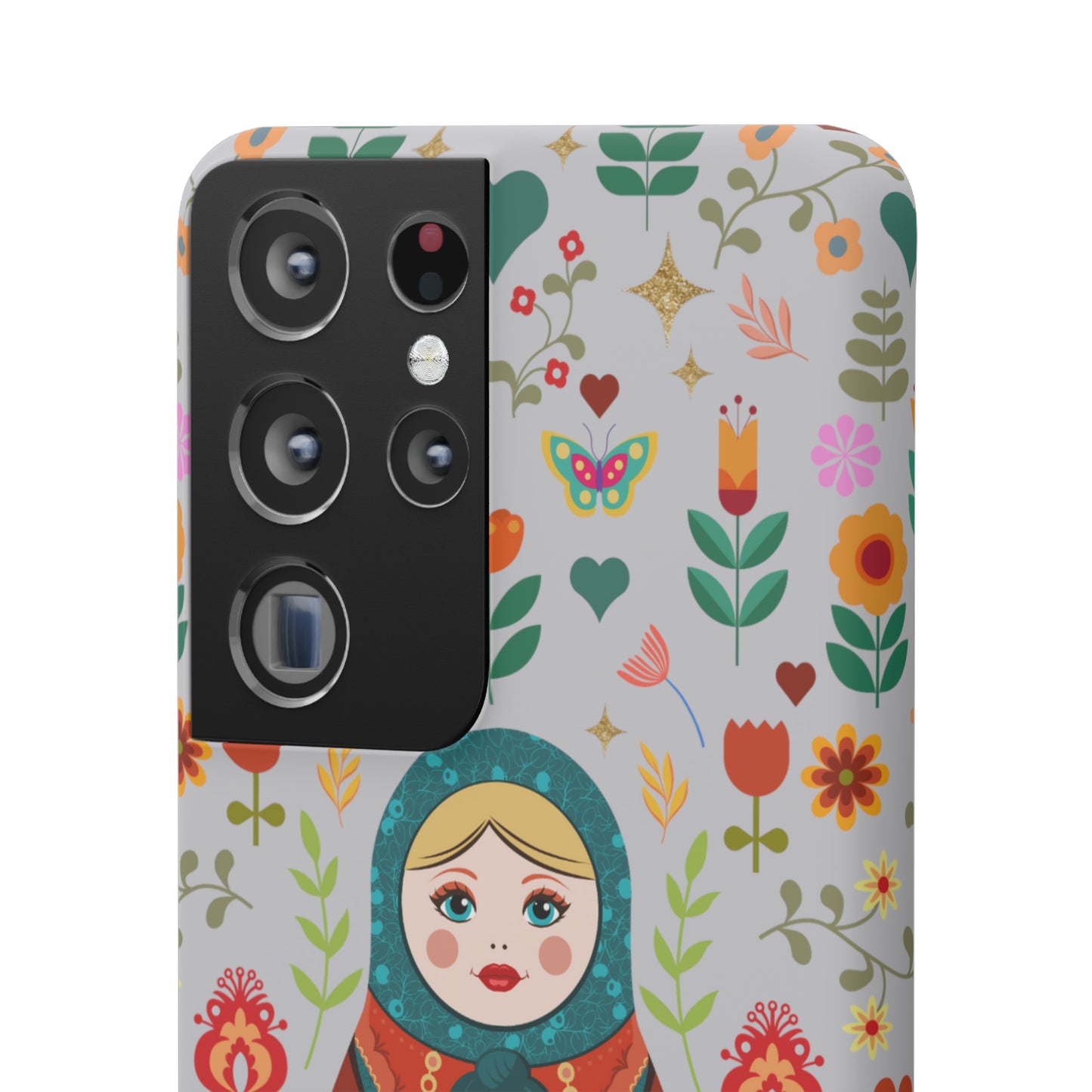 Nesting Doll Snap Cases - Light Grey