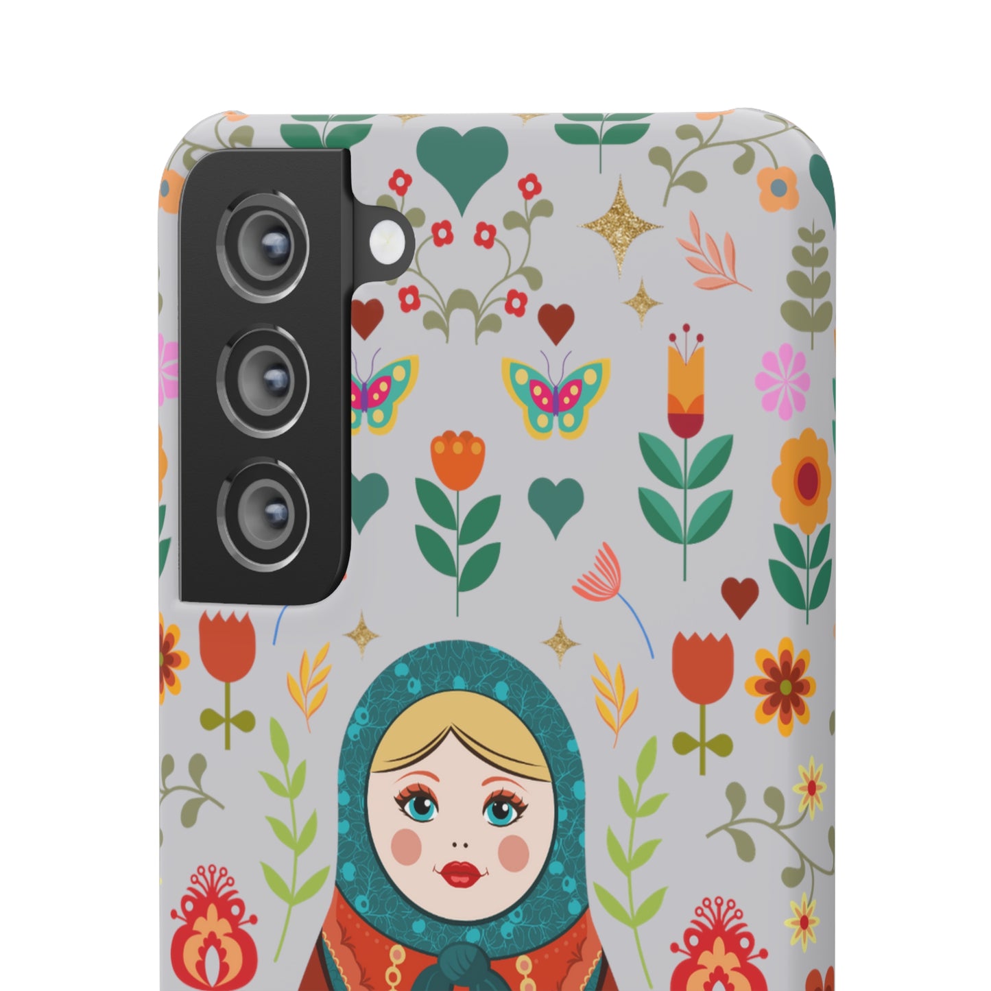 Nesting Doll Snap Cases - Light Grey