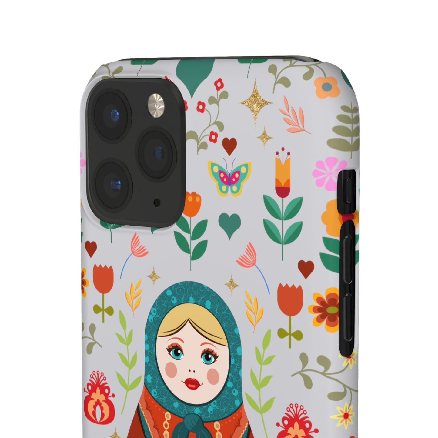 Nesting Doll Snap Cases - Light Grey