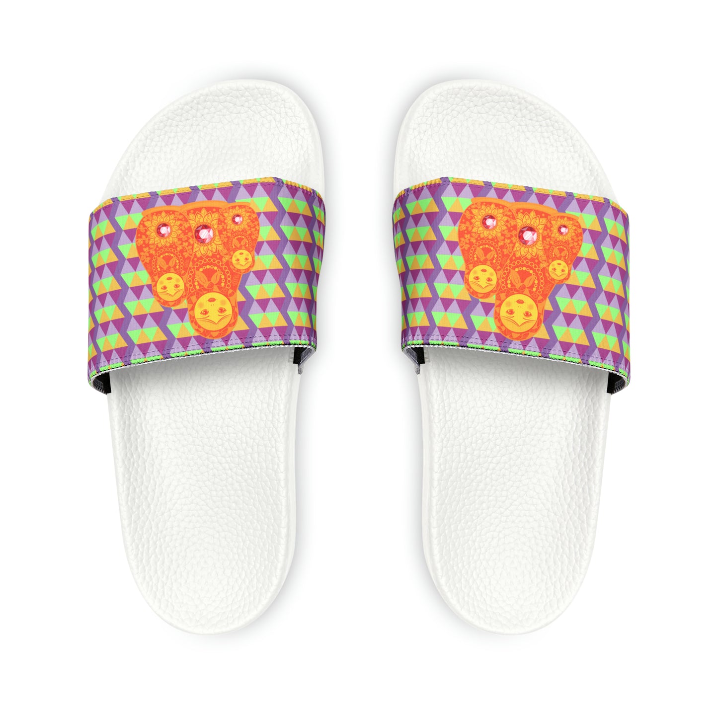 Nesting Dolls Gem Slide Sandals