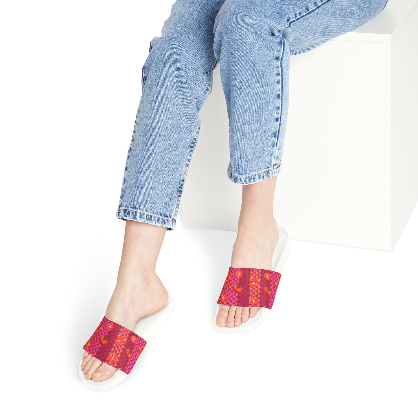 Heirloom Tomato Slide Sandals