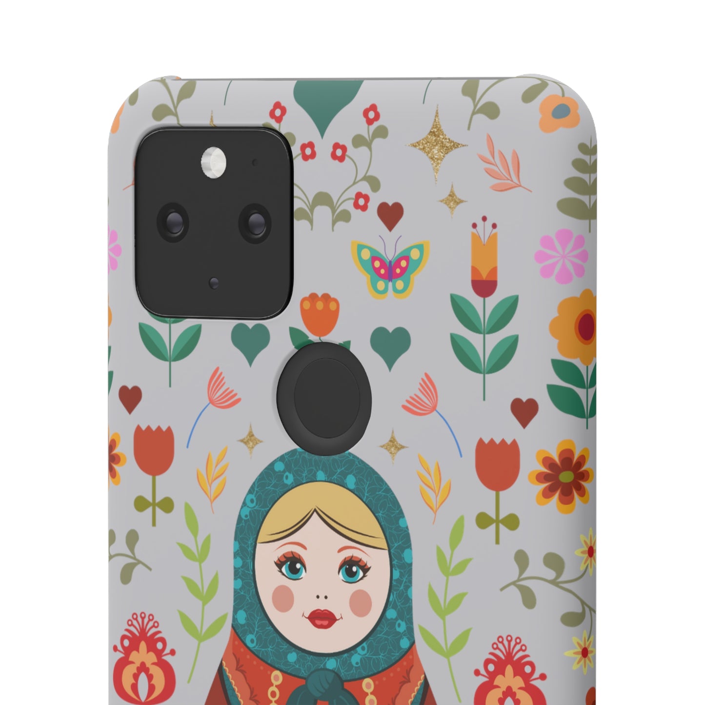 Nesting Doll Snap Cases - Light Grey
