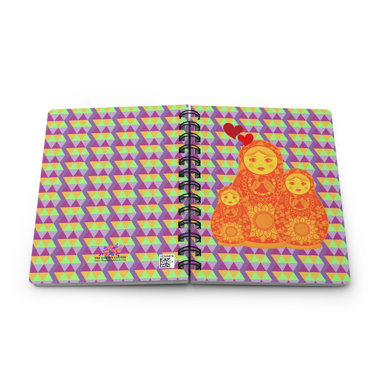 Nesting Dolls Spiral Bound Journal