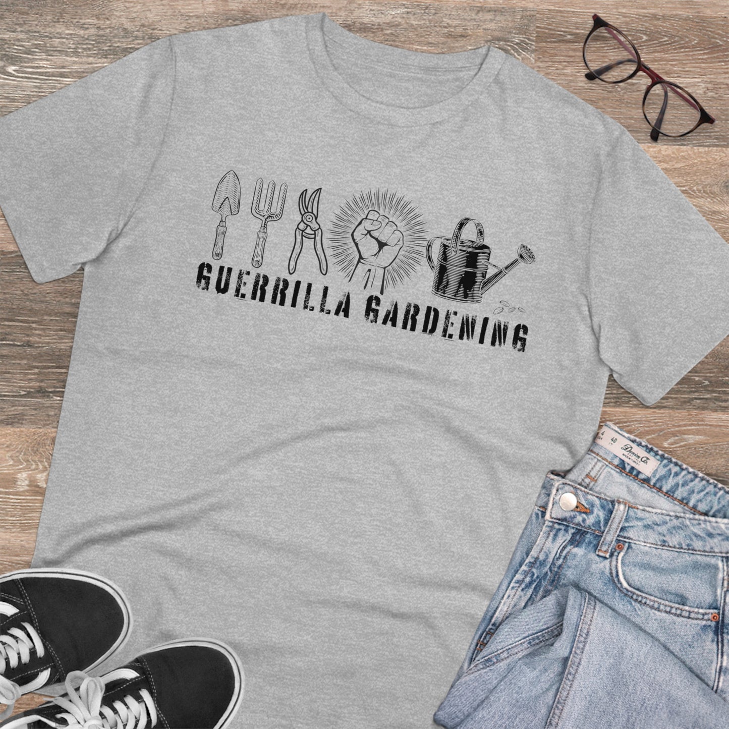Guerrilla Gardening Organic T-shirt - Unisex