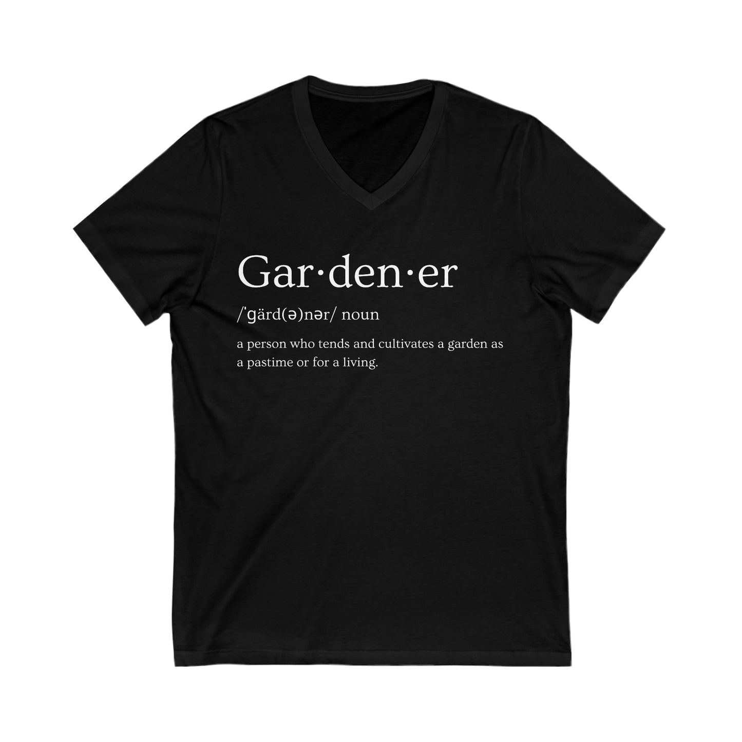 Gardener Woman's Jersey Short Sleeve V-Neck Tee