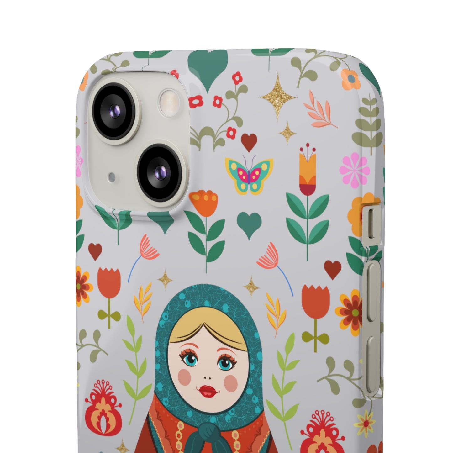 Nesting Doll Snap Cases - Light Grey