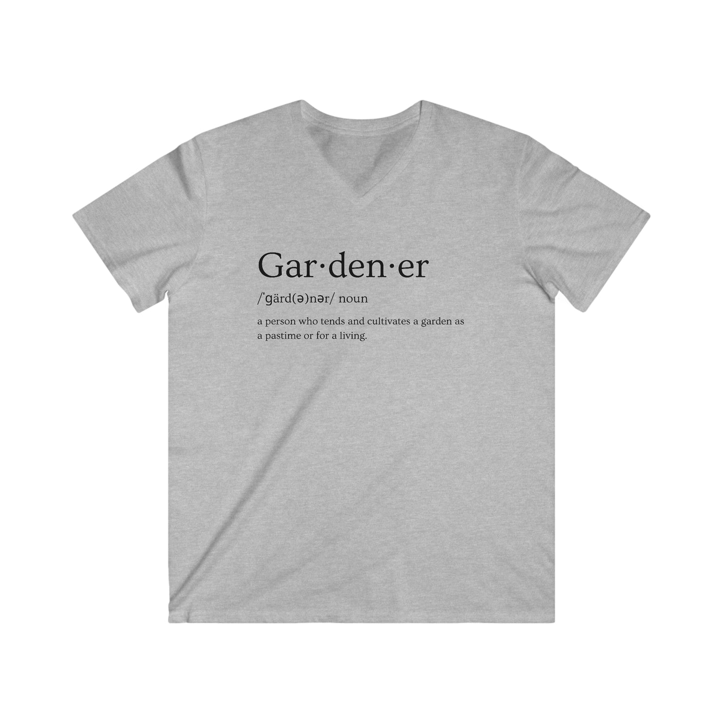 Gardener Men's Fitted V-Neck Short Sleeve Tee