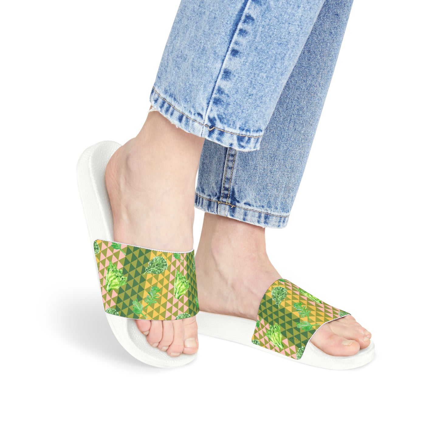 Eat your Greens Women's Slide Sandals